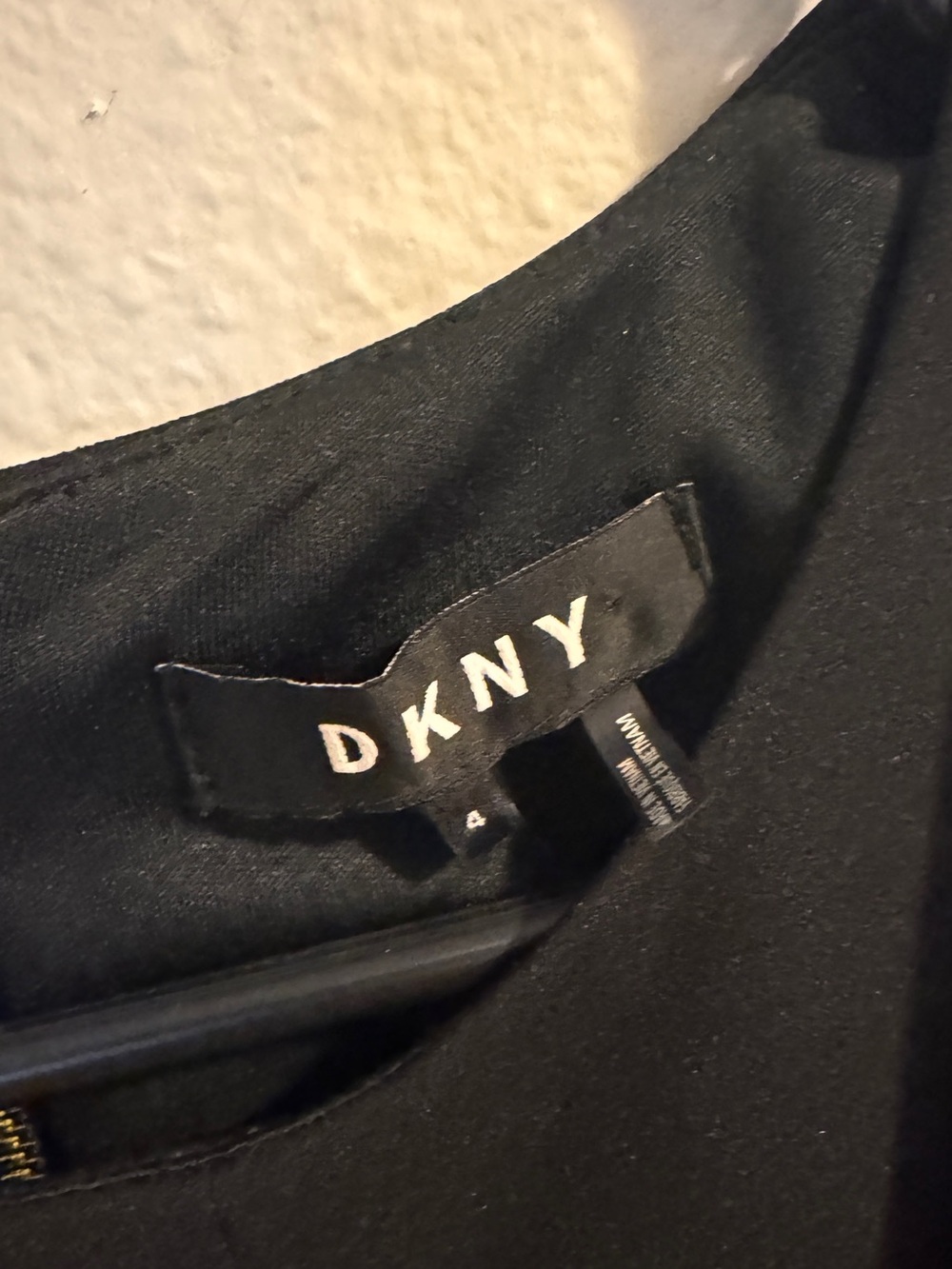 Dkny Sleek Black Sleeveless Dress - Picture 4 of 5